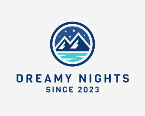 Night Mountain Adventure logo design