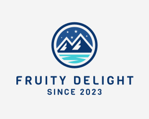 Night Mountain Adventure logo design