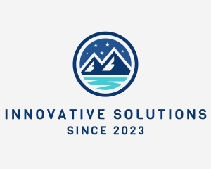 Night Mountain Adventure logo design