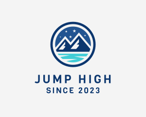 Night Mountain Adventure logo design