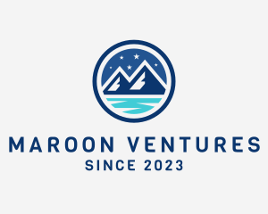 Night Mountain Adventure logo design