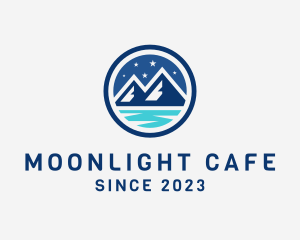 Night - Night Mountain Adventure logo design