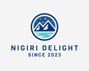 Night Mountain Adventure logo design