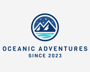 Night Mountain Adventure logo design