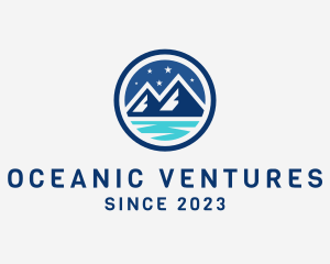 Night Mountain Adventure logo design