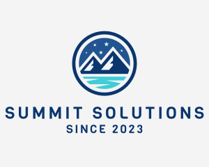 Night Mountain Adventure logo design