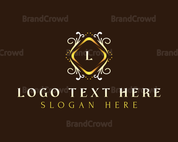 Luxury Floral Cosmetics Logo