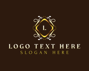 Premium - Luxury Floral Cosmetics logo design