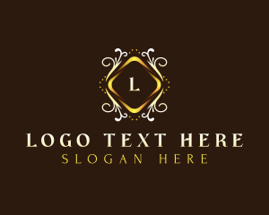 Luxury Floral Cosmetics Logo