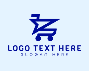 Shopping Cart - Arrow Online Shopping logo design