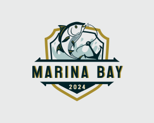 Seaport - Tuna Sea Fishing logo design