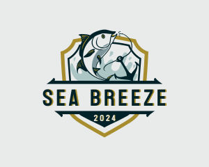 Tuna Sea Fishing logo design