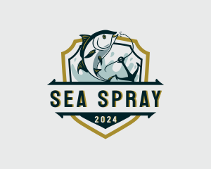 Tuna Sea Fishing logo design