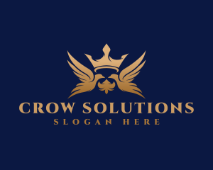 Royal Falcon Crown logo design