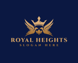 Royal Falcon Crown logo design