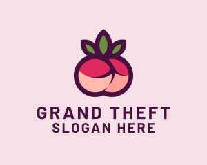 Cherry Butt Fruit Logo