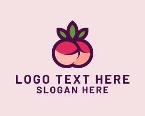 Cherry Butt Fruit Logo
