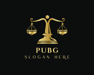 Legal - Golden Law Firm Justice logo design