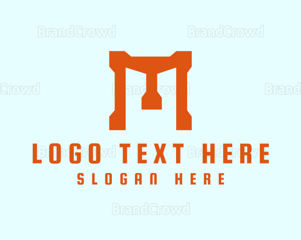 Generic Mechanical Letter M Logo
