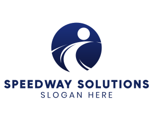 Roadway - Road Highway Transport logo design