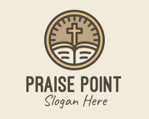 Praise - Catholic Bible Meter logo design