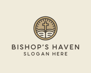 Bishop - Catholic Bible Meter logo design