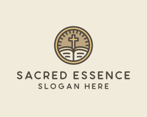 Sacramental - Catholic Bible Meter logo design