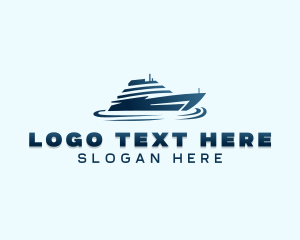 Yacht - Yacht Cruise Transport logo design