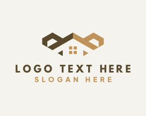 Mortgage - Home Village Roofing logo design