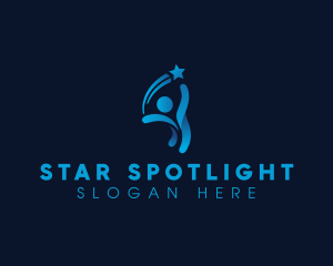 Star Human Wish logo design