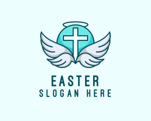 Saint - Crucifix Church Ministry logo design