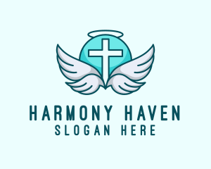 Communion - Crucifix Church Ministry logo design