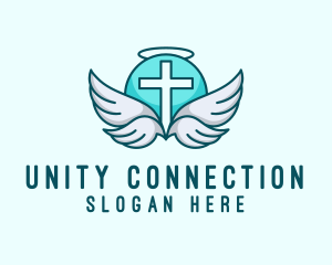 Communion - Crucifix Church Ministry logo design
