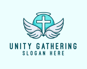 Congregation - Crucifix Church Ministry logo design
