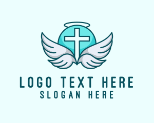 Heaven - Crucifix Church Ministry logo design