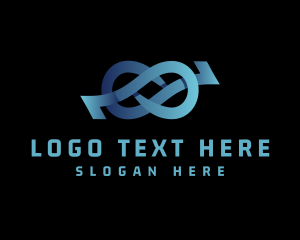 Enterprise - Logistics Business Loop logo design