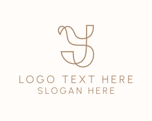 Lettermark - Stylish Scribble Design logo design