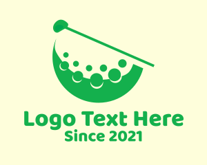 Green - Golf Club Caddie logo design