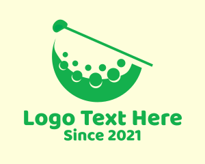 Golfer - Golf Club Caddie logo design
