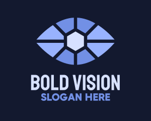 Blue Eye Focus  logo design