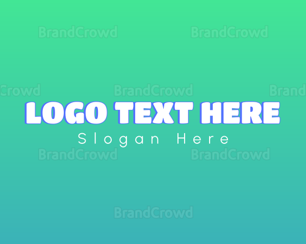 Thick Bold Brand Logo