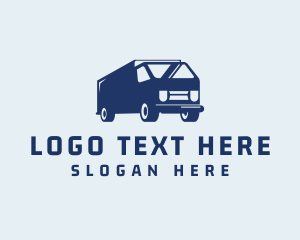Highway - Delivery Truck Cargo logo design