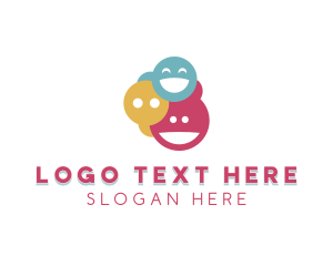 Coworking - Team Messaging App logo design