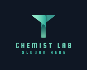 Chemist - Science Laboratory Funnel logo design