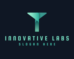 Scientist - Science Laboratory Funnel logo design