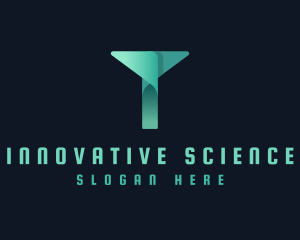 Science - Science Laboratory Funnel logo design