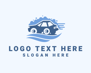 Wash - Car Wash Cleaning logo design