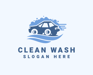 Washing - Car Wash Cleaning logo design