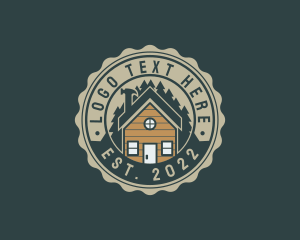 Housing - Cabin House Forest logo design