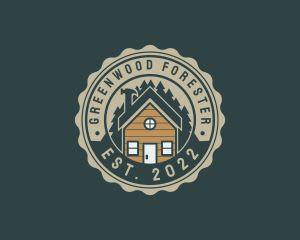 Cabin House Forest logo design